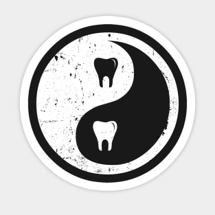 Dentist Ying Yang Sticker